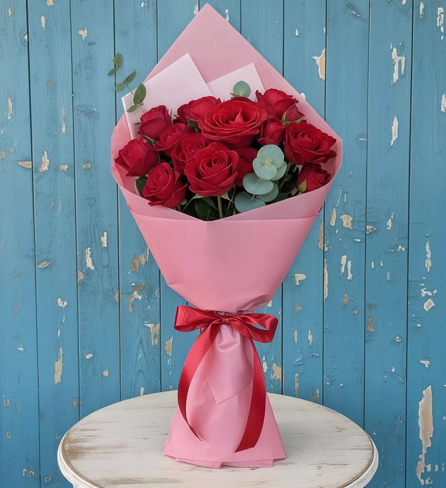 Букет цветов из: Розы в Коммунистический