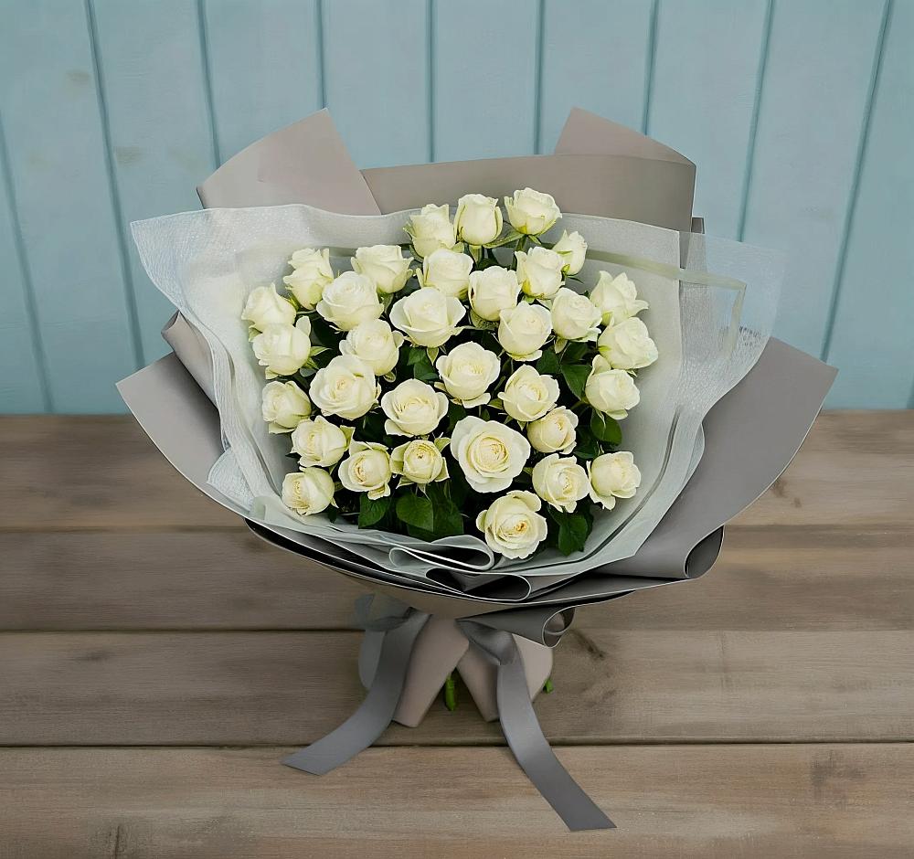 Букет Белоснежная нежность в Коммунистический