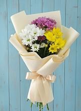 Букет цветов из:  Хризантемы в Коммунистический
