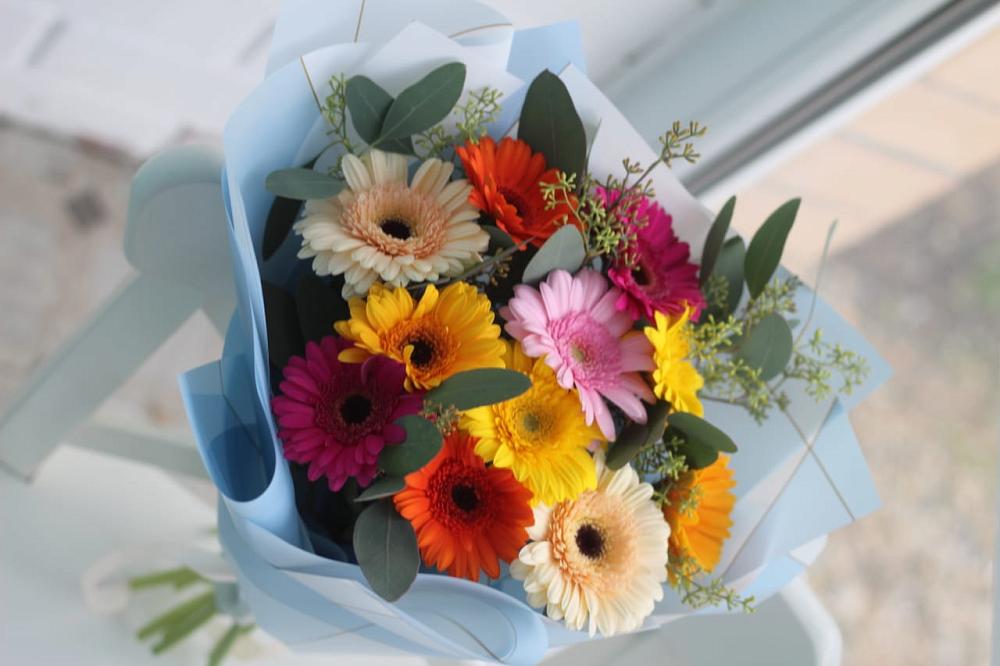 Букет цветов из: Герберы в Коммунистический