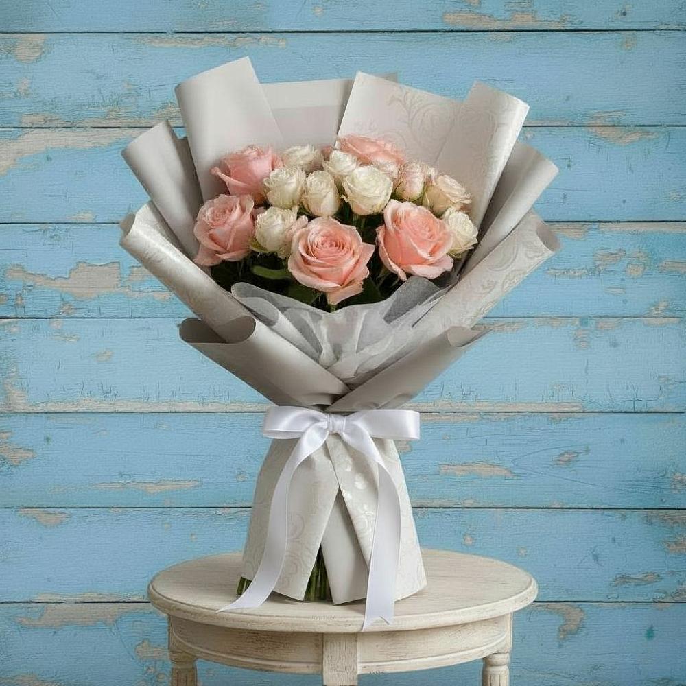 Букет цветов из: Розы в Коммунистический