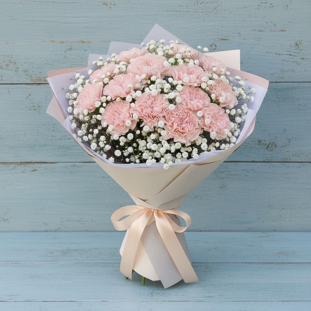 Букет цветов из: Гвоздики в Коммунистический