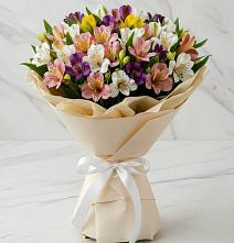 Букет цветов из:  Альстромерии в Коммунистический