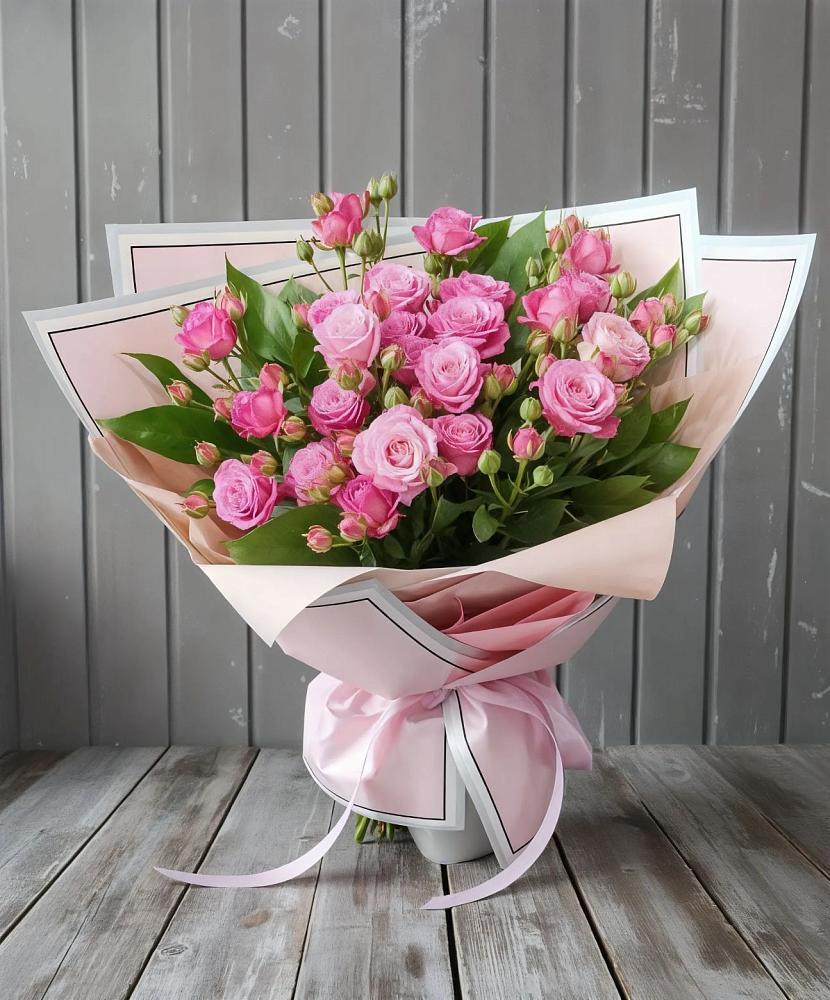 Букет Розовый кустик в Коммунистический
