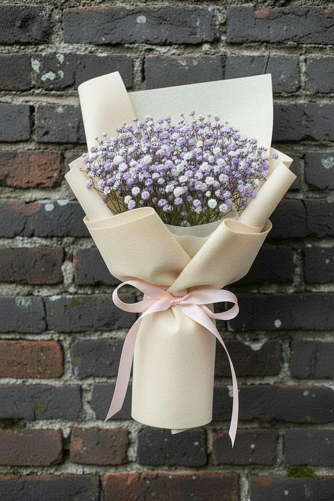 Букет цветов из: Гипсофила в Коммунистический