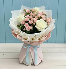 Букет цветов из:  Розы в Коммунистический