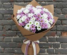 Букет цветов из:  Хризантемы #REPLACE_PRED# Коммунистический