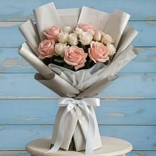 Букет цветов из:  Розы #REPLACE_PRED# Коммунистический