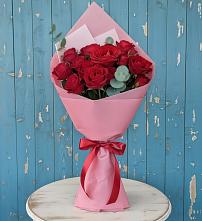 Букет цветов из:  Розы в Коммунистический