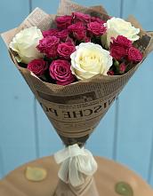 Букет цветов из:  Розы #REPLACE_PRED# Коммунистический