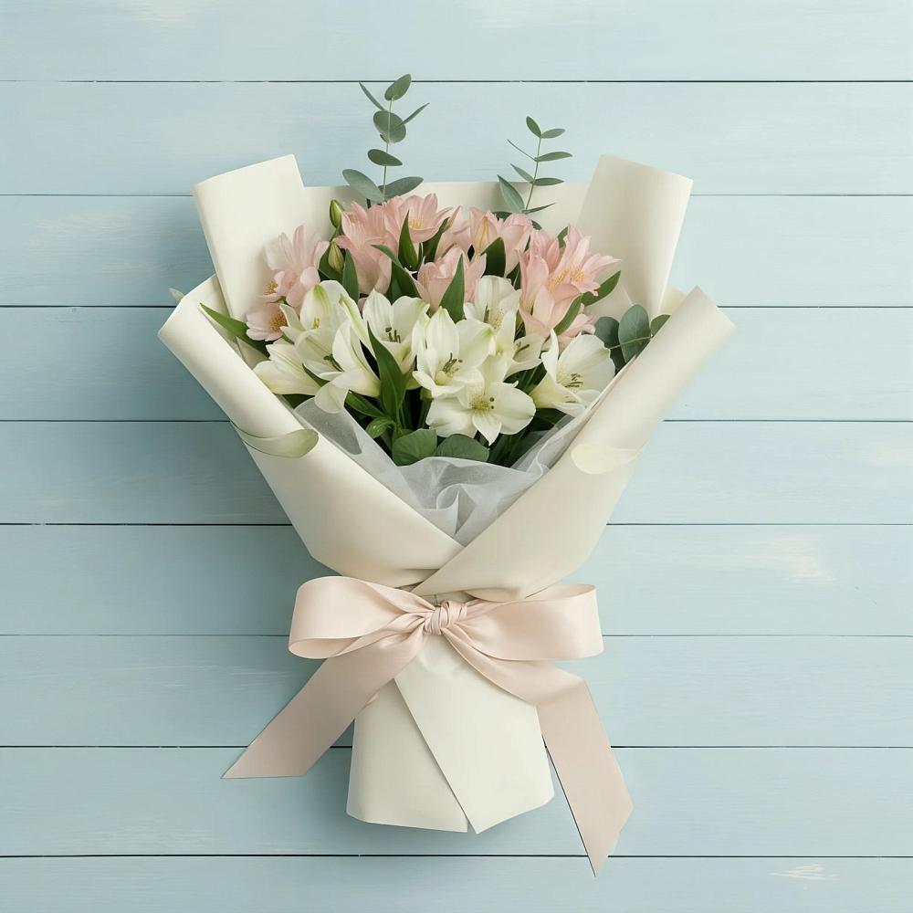 Букет цветов из: Альстромерии в Коммунистический