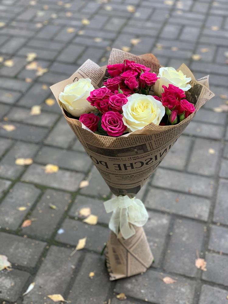 Букет цветов из: Розы в Коммунистический