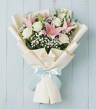 Букет цветов из:  Лилии в Коммунистический