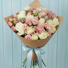Букет цветов из:  Розы в Коммунистический