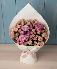 Букет цветов из:  Розы в Коммунистический