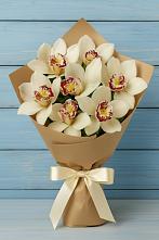 Букет цветов из:  Орхидеи и Розы в Коммунистический